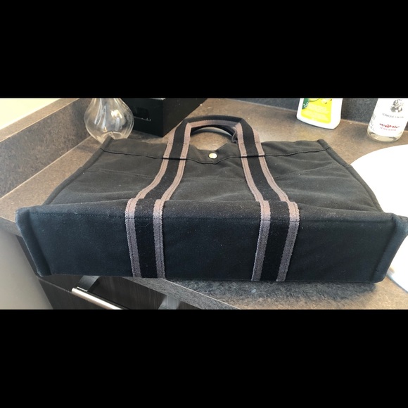 Vintage Hermès canvass tote bag - Picture 2 of 4